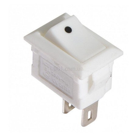 Переключатель KCD5-101 WH/WH миниатюрный белый с белой клавишей, АСКО-УКРЕМ (A0140040130) фото