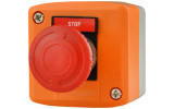 Пост кнопочный одноместный «СТОП» грибок с фиксацией (возврат поворотом) XAL-D174, АСКО-УКРЕМ изображение 2
