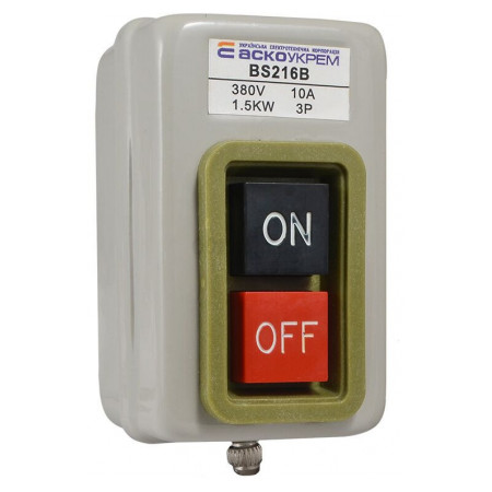 Кнопочный выключатель-разъединитель BS-216B, АСКО-УКРЕМ (A0140020208) фото