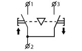 Пост тельферний 2-кнопковий COB61, АСКО-УКРЕМ зображення 5 (схема)