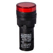 Світлосигнальна арматура AD16-16DS червона 24В АC/DC, АСКО-УКРЕМ міні-фото