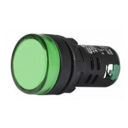 Світлосигнальна арматура AD22-22DS зелена 12В АC/DC, АСКО-УКРЕМ міні-фото