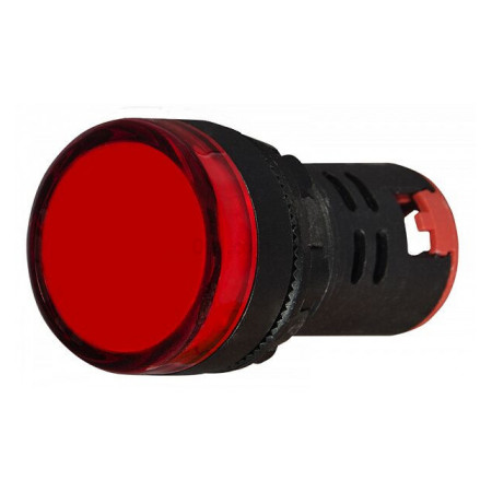 Світлосигнальна арматура AD22-22DS червона 12В АC/DC, АСКО-УКРЕМ (A0140030163) фото