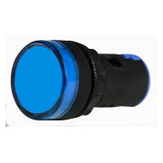Світлосигнальна арматура AD22-22DS синя 12В АC/DC, АСКО-УКРЕМ міні-фото