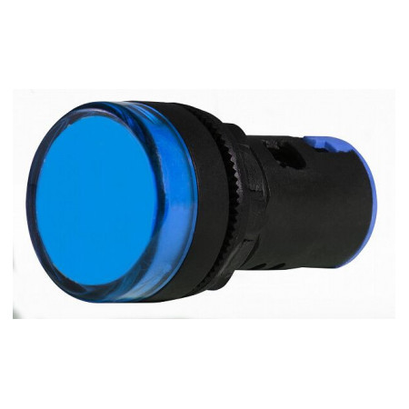 Світлосигнальна арматура AD22-22DS синя 12В АC/DC, АСКО-УКРЕМ (A0140030164) фото