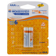 Аккумулятор NH-AAA1100 EC (NiMH 1100mAh типоразмер AAA) упаковка blister 2 шт., АСКО-УКРЕМ мини-фото