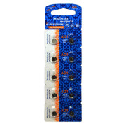 Батарейка щелочная «таблетка» AG1.LR621.BP10, типоразмер AG1 упаковка blister 10 шт., АСКО-УКРЕМ мини-фото