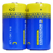 Батарейка солевая С.R14.S2, типоразмер C упаковка shrink 2 шт., АСКО-УКРЕМ мини-фото