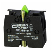 Додатковий контакт ZB2-BE101 (НО) для кнопок, АСКО-УКРЕМ міні-фото