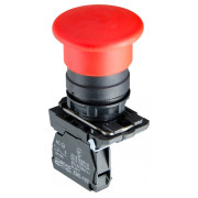 Кнопка «грибок» (d 40 мм) без фиксации (1НЗ) красная TB5-AC42, АСКО-УКРЕМ мини-фото