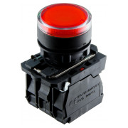 Кнопка з підсвічуванням без фіксації (1НВ+1НЗ) червона TB5-AW34M5, АСКО-УКРЕМ міні-фото