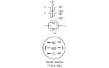 Електрична схема та розміщення контактів на блок-панелі кнопок TYJ16-362 АСКО-УКРЕМ зображення