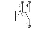 Электрическая схема кнопок XB2-EH (1NO+1NC) АСКО-УКРЕМ изображение