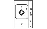 Электрическая схема кулачковых переключателей АСКО-УКРЕМ ПКП SBI …/1.821 изображение