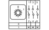 Електрична схема кулачкових перемикачів АСКО-УКРЕМ ПКП SBI …/2.623, …/2.823 зображення