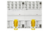 Контактор модульний АСКО-УКРЕМ MK-N 4P 100A 4НО 220V (вид позаду) зображення