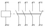 Электрическая схема контакторов ПМ1-ХХ-01 и ПМ2-ХХ-01 АСКО-УКРЕМ изображение