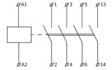 Електрична схема контакторів ПМ1-ХХ-10 і ПМ2-ХХ-10 АСКО-УКРЕМ зображення
