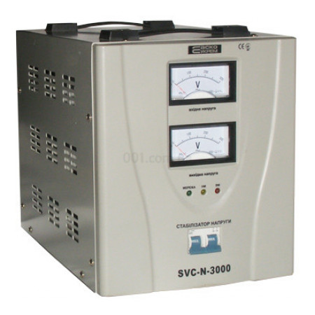 Стабілізатор напруги SVC-N-3000 3 кВА сервоприводний переносний, АсКо (А0210020005) фото