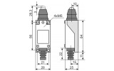 Габаритные размеры концевого выключателя АСКО-УКРЕМ МЕ-8111 изображение