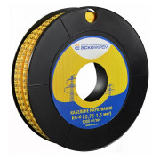 Маркування ЕС-0 для кабелю 0,75-1,5 мм² символ «2» (рулон 1000 шт.), АСКО-УКРЕМ міні-фото