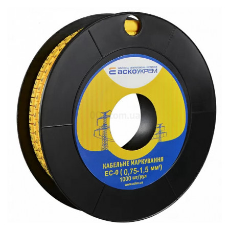 Маркировка EC-0 для кабеля 0,75-1,5 мм² символ «7» (рулон 1000 шт.), АСКО-УКРЕМ (A0150080040) фото