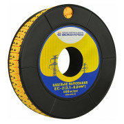 Маркировка EC-2 для кабеля 3,1-8,0 мм² символ «1» (рулон 500 шт.), АСКО-УКРЕМ мини-фото