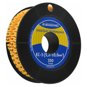 Маркировка EC-3 для кабеля 5,2-10,0 мм² символ «2» (рулон 250 шт.), АСКО-УКРЕМ мини-фото