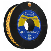 Маркування ЕС-3 для кабелю 5,2-10,0 мм² символ «4» (рулон 250 шт.), АСКО-УКРЕМ міні-фото