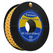 Маркування ЕС-3 для кабелю 5,2-10,0 мм² символ «6» (рулон 250 шт.), АСКО-УКРЕМ міні-фото