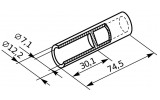 Габаритные размеры гильз GL-25 АСКО-УКРЕМ изображение