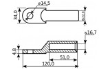 Габаритные размеры наконечников DT-150 АСКО-УКРЕМ изображение