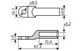Габаритные размеры наконечников DTL-10 АСКО-УКРЕМ изображение