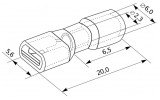 Габаритные размеры плоского коннектора в изоляции АСКО-УКРЕМ FDFD 2-187 изображение