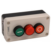Пост кнопковий тримісний «ПУСК-СТОП-Сигнальна лампа» XAL-B373, АСКО-УКРЕМ міні-фото
