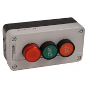 Пост кнопочный трехместный «ПУСК-СТОП-Сигнальная лампа» XAL-B376, АСКО-УКРЕМ мини-фото