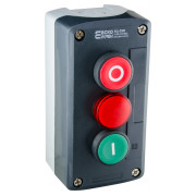 Пост кнопочный трехместный «ПУСК-СТОП-Сигнальная лампа» XAL-D363, АСКО-УКРЕМ мини-фото