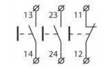 Электрическая схема кнопочных постов XAL-B361H29 АСКО-УКРЕМ изображение