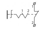 Електрична схема кнопкових постів XAL-J174, XAL-J178 АСКО-УКРЕМ зображення