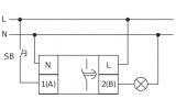 Схема підключення реле часу АСКО-УКРЕМ NTE8-A зображення