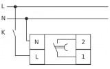 Схема підключення реле часу АСКО-УКРЕМ NTE8-B зображення