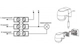 Установка и схема подключения датчика движения АСКО-УКРЕМ ДР-11 изображение