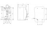 Габаритные размеры автоматических выключателей АСКО-УКРЕМ ECOHOME FB/250 изображение