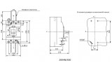 Габаритні розміри автоматичних вимикачів АСКО-УКРЕМ ВА-2004N/630 зображення