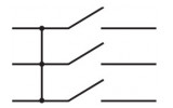 Електрична схема перемикачів АСКО-УКРЕМ KCD2-3101 зображення