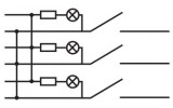 Електрична схема перемикачів АСКО-УКРЕМ KCD2-3101N зображення