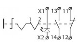 Электрическая схема переключателей XB2-BK АСКО-УКРЕМ изображение