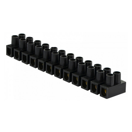 Клеммная колодка 12-парная 16 мм² / 30А серия U черная, АСКО-УКРЕМ (A0130040024) фото