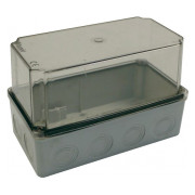 Коробка монтажная термопластиковая (ABS) 120×225×140 мм с прозрачной крышкой IP44, Bemis мини-фото