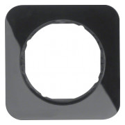 Рамка 1-місна пластик R.1 чорна, Berker міні-фото